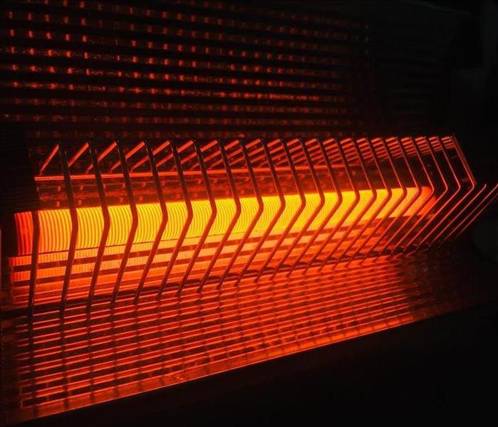 Glowing hot heater